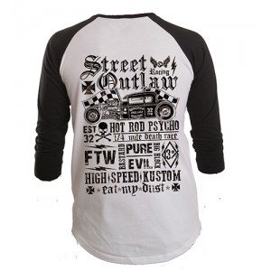 Dragstrip Clothing Americana Baseball top Street Outlaw